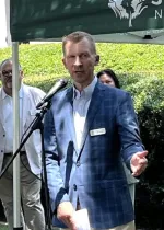 NC Chapter Director Chris Herndon speaks at a news conference