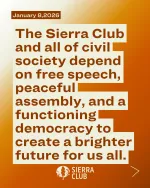 Sierra Club statement on what a civil society requires
