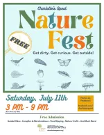 SCCG at Charlotte's Quest Nature Fest July 11, 2026