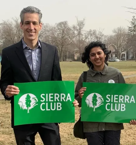 Tanya Sheth with Daniel Biss