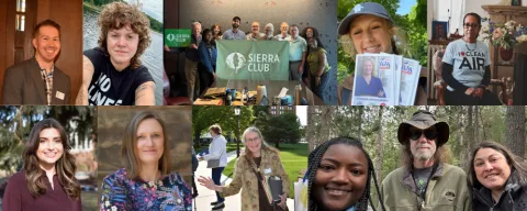 Collage of Sierra Club Michigan Chapter Staff and Volunteers