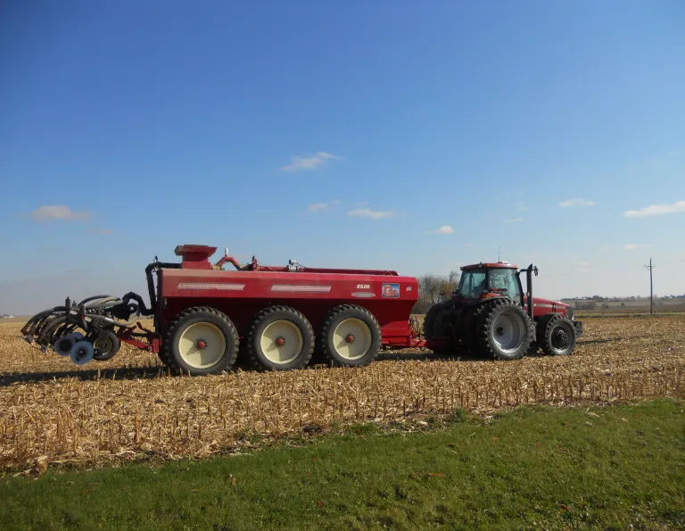 Manure spreader, by Mike Carberry