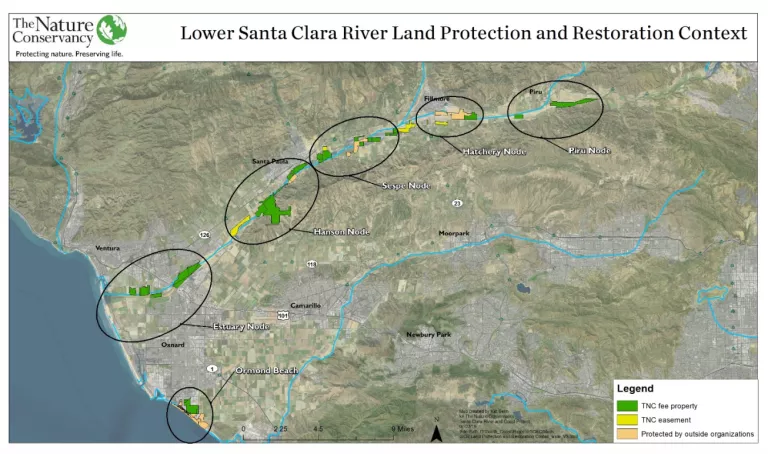 Lower Santa Clara River Land Protection and Restoration Context