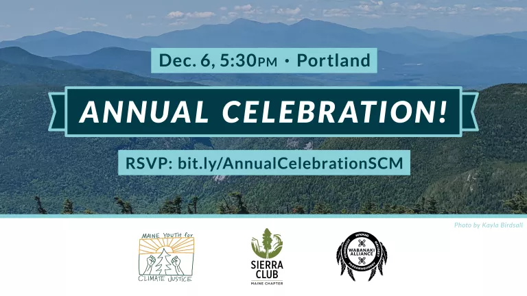 Dec. 6 at 5:30pm in Portland: Annual Celebration