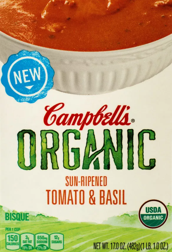 Campbell's organic soup