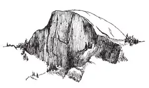 Half Dome sketch