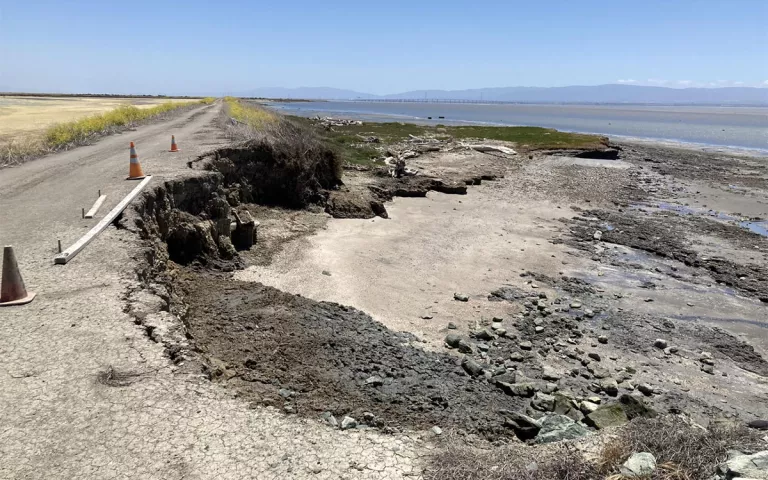 Coastal erosion around San Francisco Bay 