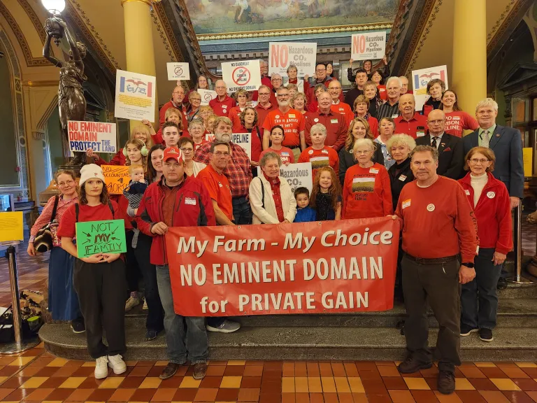 Image of landowners at the Capitol