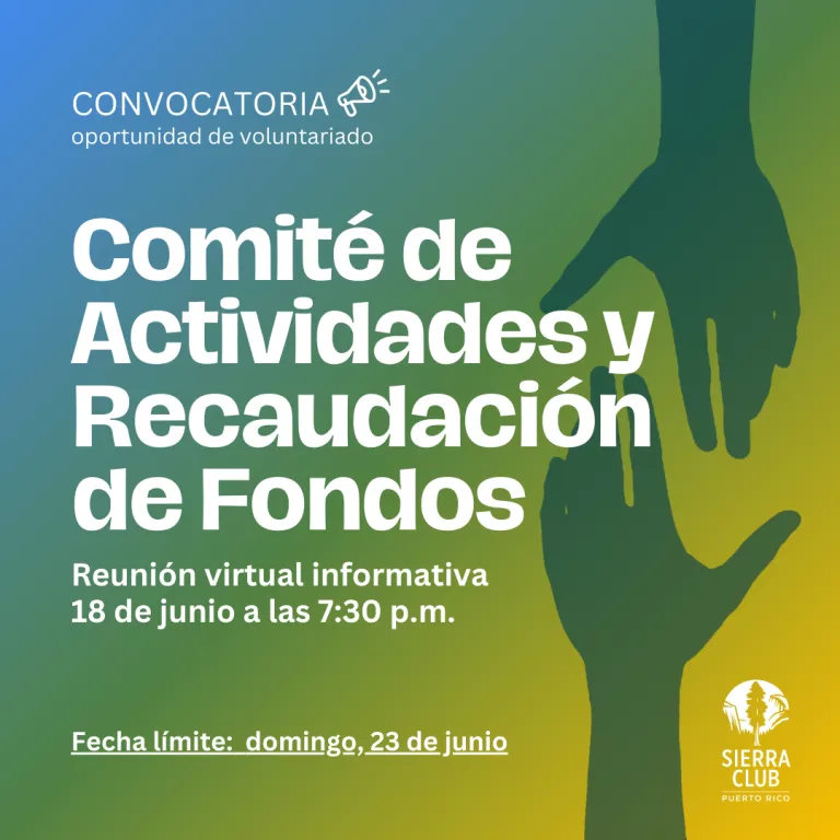 Convocatoria para el Comité de Actividades y Recaudación de Fondos