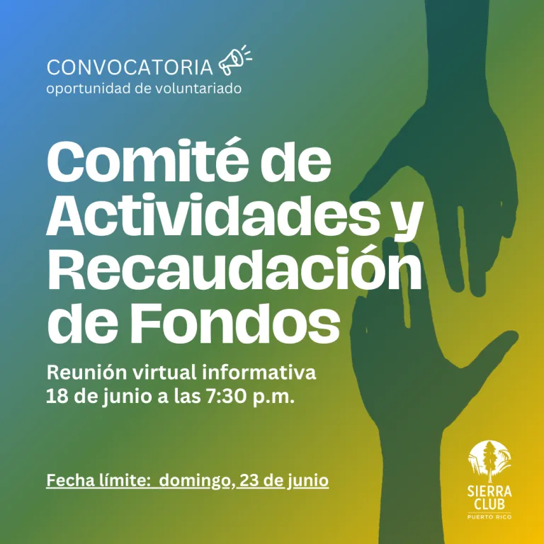 Convocatoria para el Comité de Actividades y Recaudación de Fondos