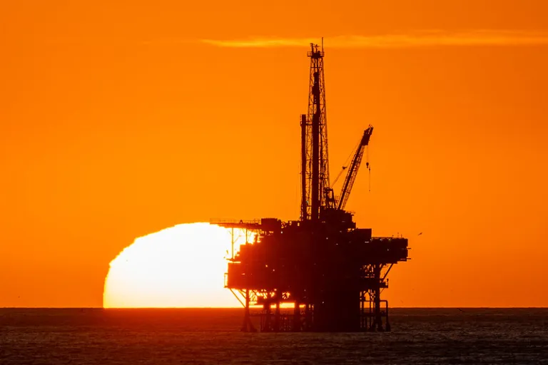 Oil sunset