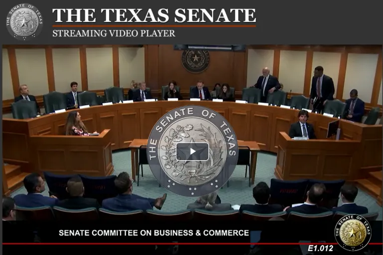 senate video player