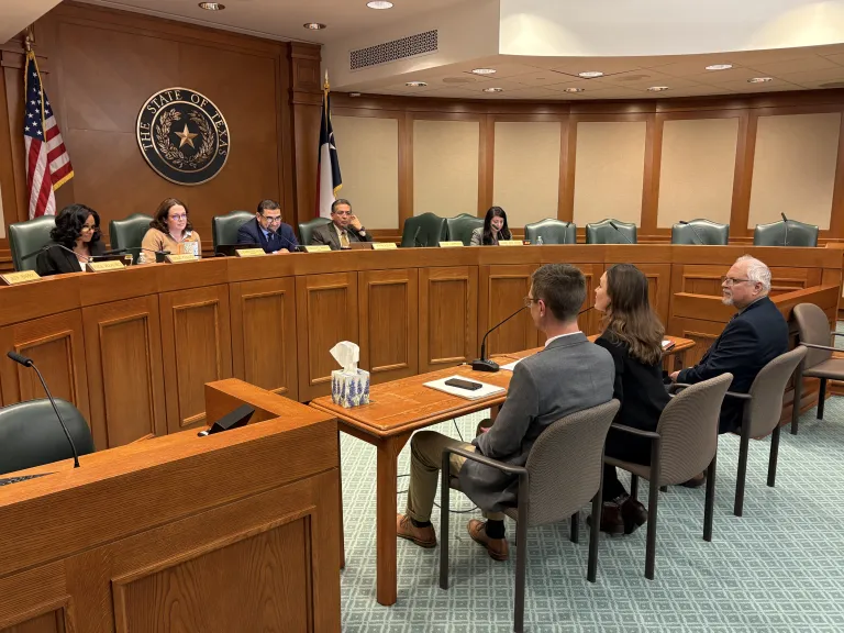 testifying at the capitol