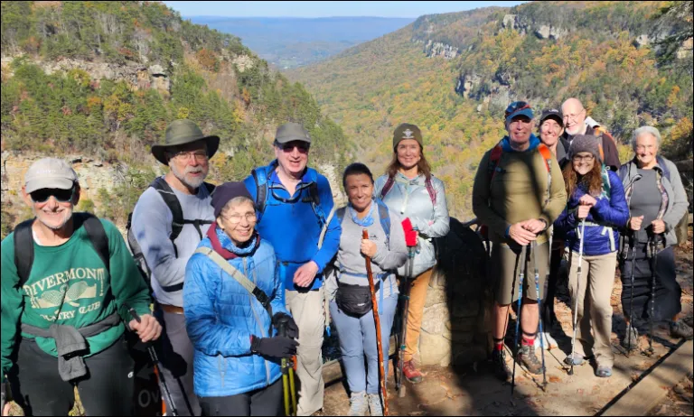 Hiking Cloudland Canyon with the Centennial Group