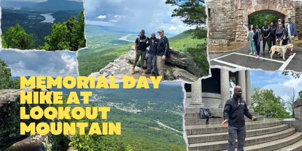 collage of lookout mountain outing