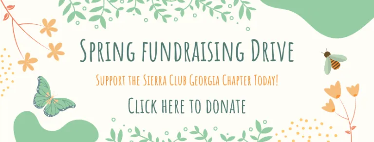 Spring Fundraising Drive: Support the Sierra Club Georgia Chapter today!