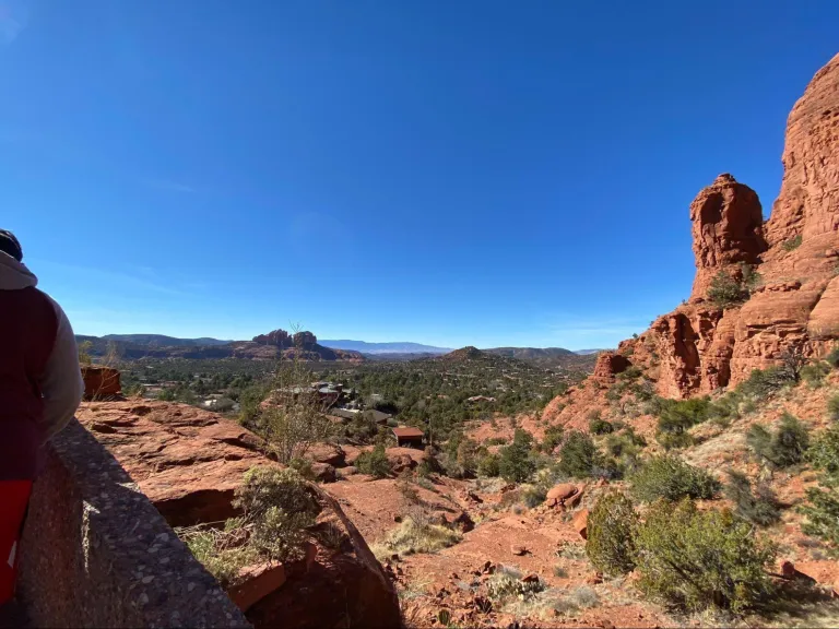 a red rock desert landscape