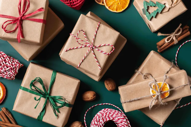 Lots of wrapped gifts