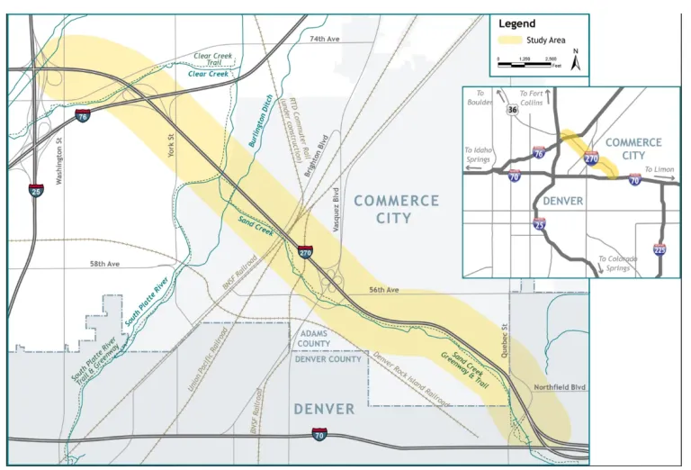 map of i270 expansion