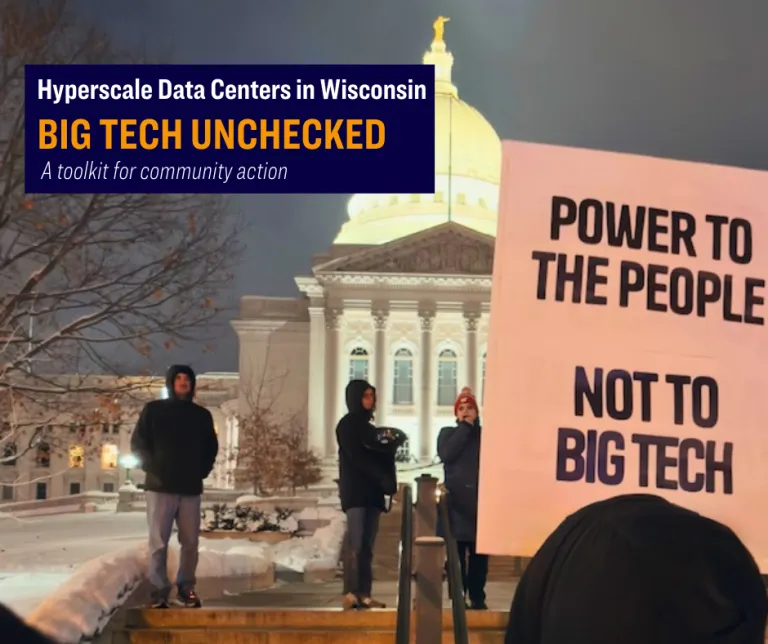 Long cover of Big Tech Unchecked