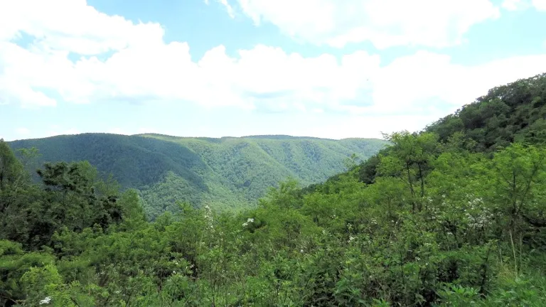 mountain and valleys