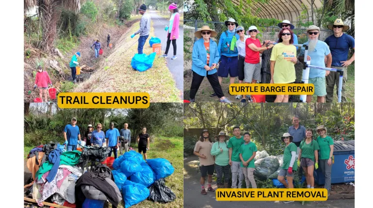 Various photos of volunteers for SCNEFL Group