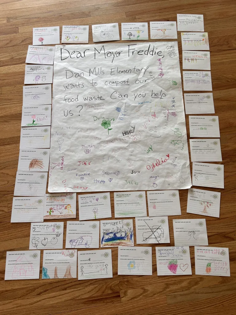 postcards and letter to Nashville mayor