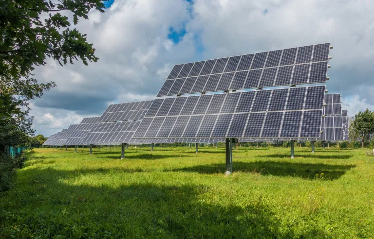 solar farm array