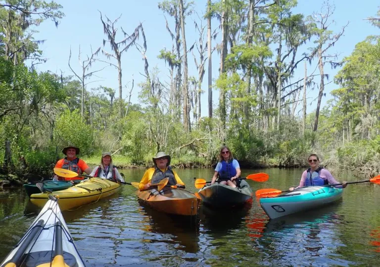Kayaking at Goose Creek State Park