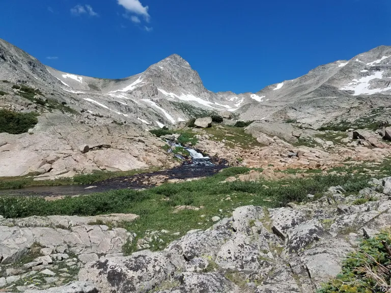 Blue Lake in the Indian Peaks Wilderness