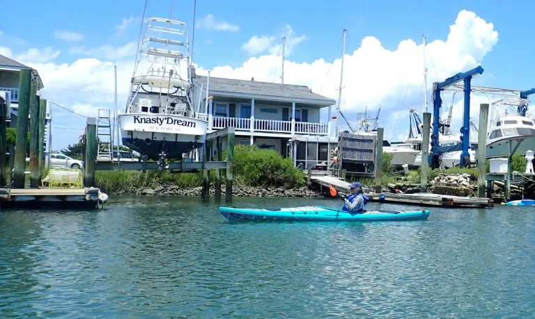 Returning to Beaufort Paddle