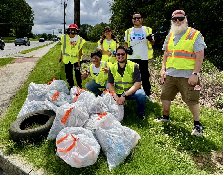 Gwinnett Group trash cleanup