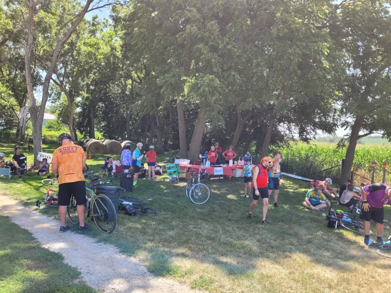 Summit carbon pipeline fighters and the RAGBRAI rest stop