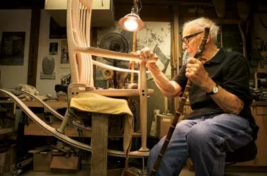 Sam Maloof's rockers, hand shaped and intuitively ergonomic decades before the word was in vogue, can fetch tens of thousands of dollars and have cradled the rear ends of celebrities and presidents.