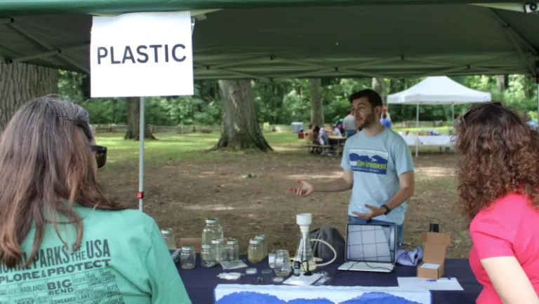At the PennEnvironment Plastics workshop