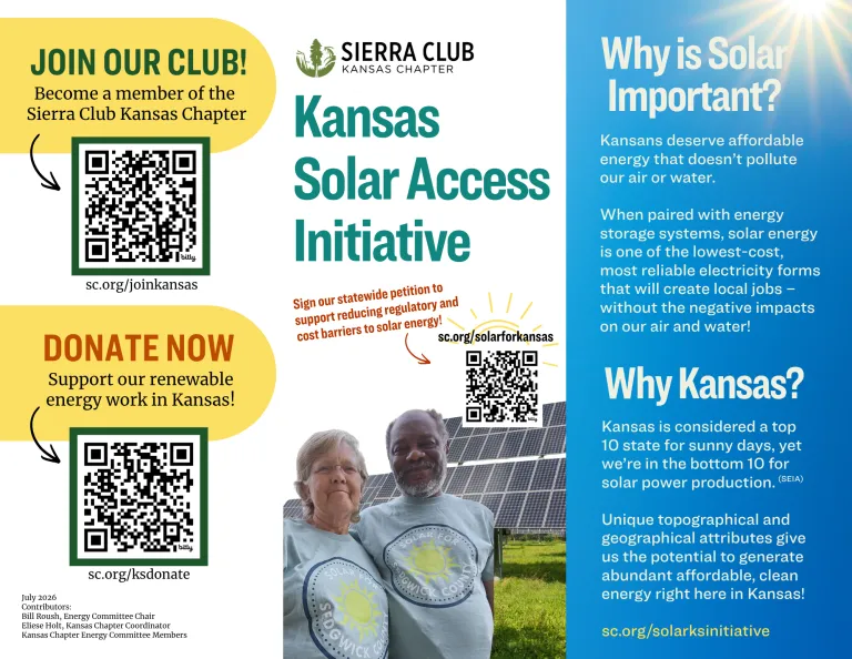 Solar Pamphlet Front page