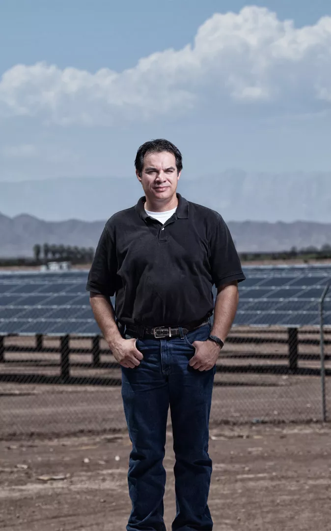 Domingo Reyes-Gastelum, electrician, Calexico, California