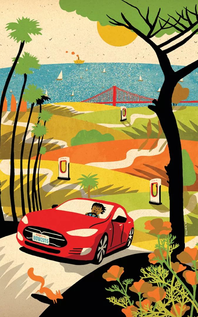 Now that electric cars can go just as far as  Gasoline-powered models, the map opens up