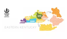 Map showing the counties that encompass the potential future groups in Eastern Kentucky