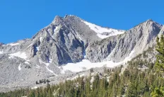 Sierra peak above Valentine Lake.