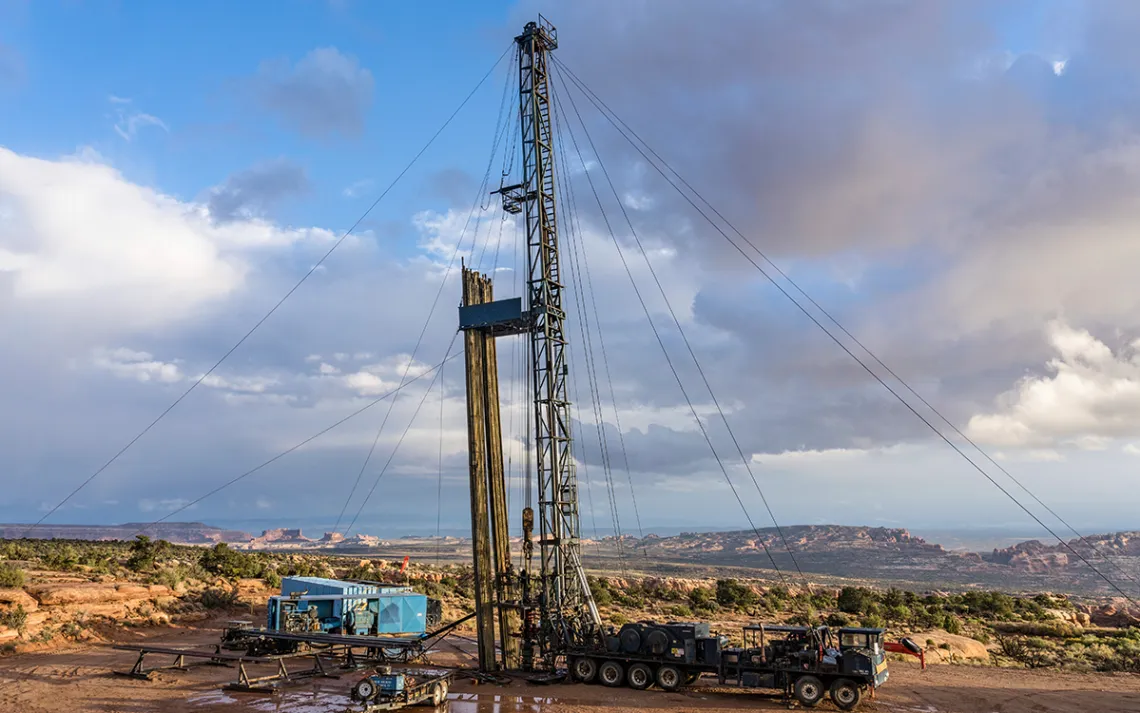 Oil and gas wells
