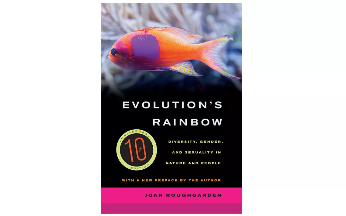 Cover of the book Evolution's Rainbow, by Joan Roughgarden