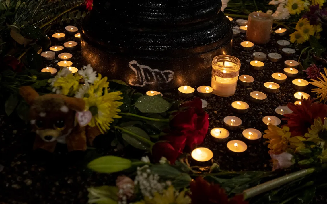 Cop City memorial