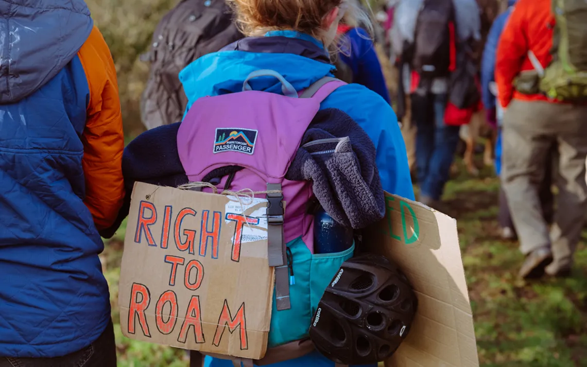 Dartmoor protest