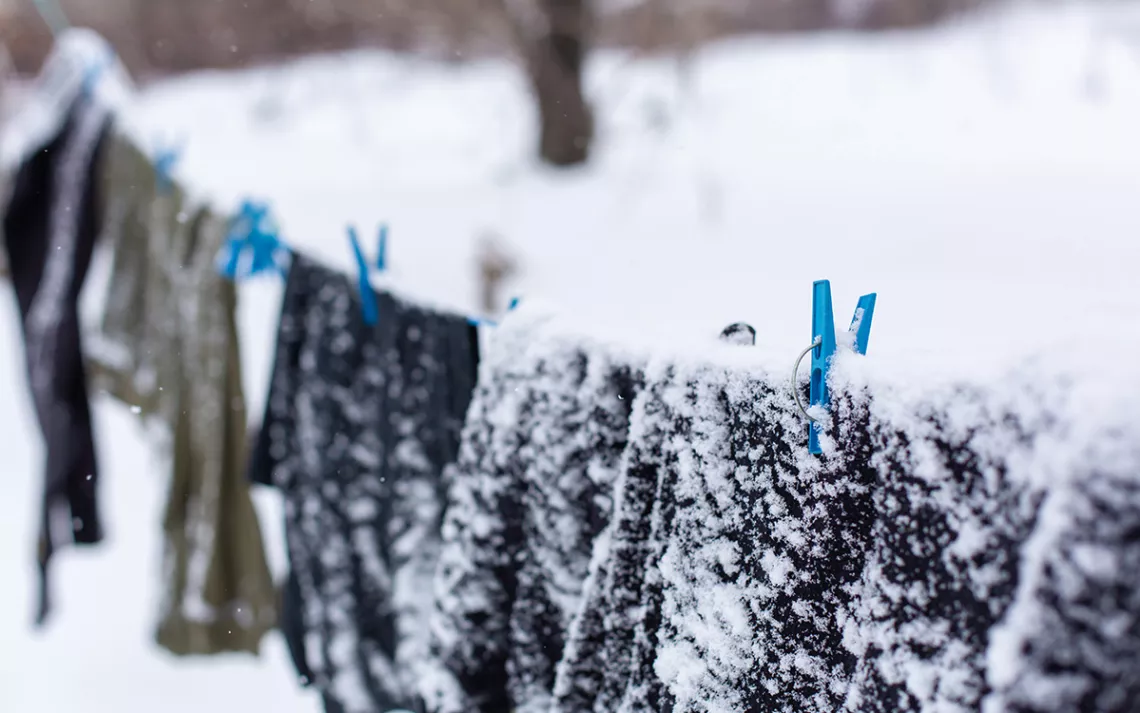 Yes, You Can Line-Dry Clothes in the Dead of Winter