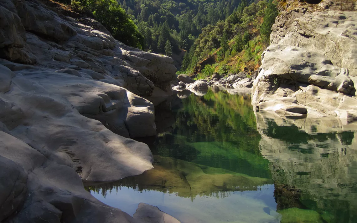 Middle Fork Eel River. Photo by  Zane Ruddy/BLM