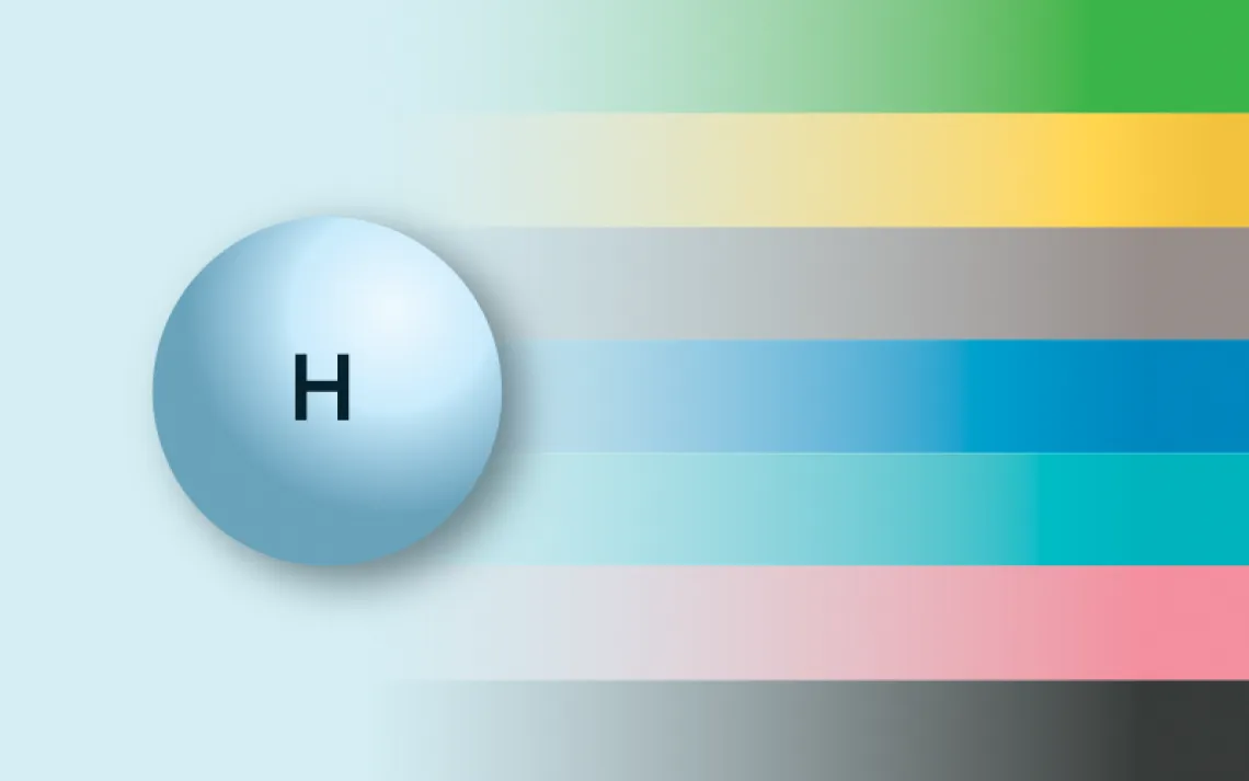 Hydrogen rainbow