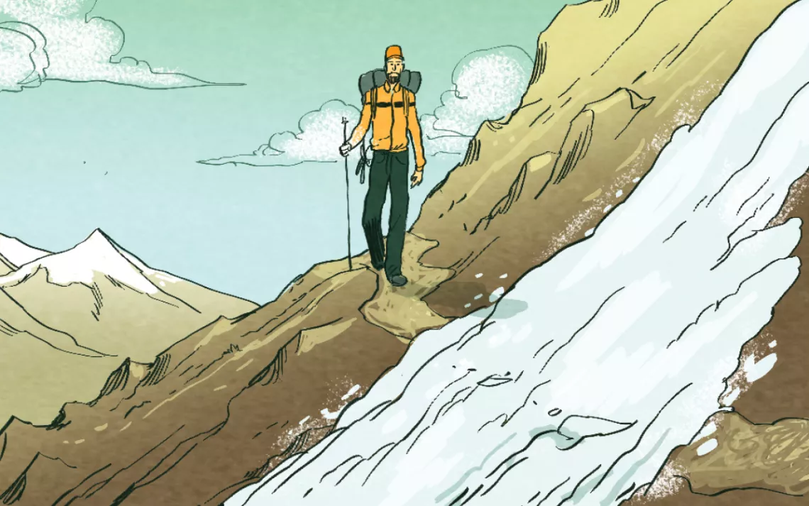 Plummeting Down a Mountain