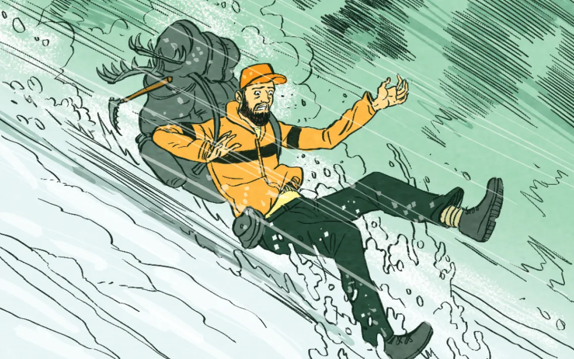 Plummeting Down a Mountain