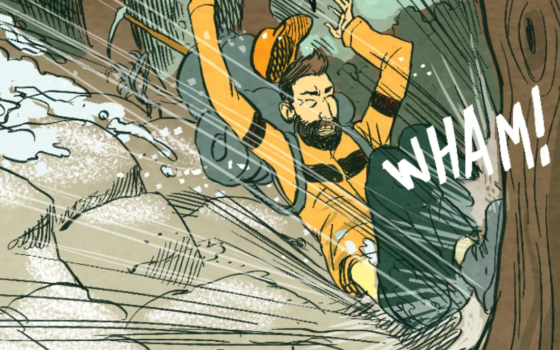 Plummeting Down a Mountain